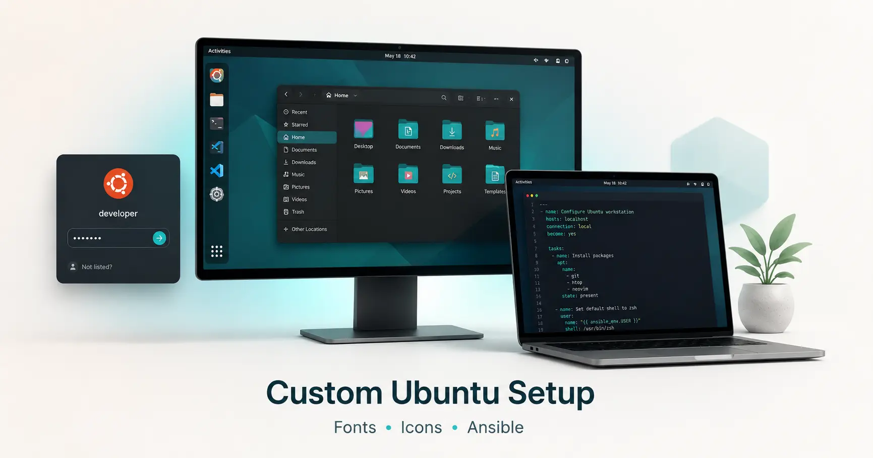 How I Customised Ubuntu 26 Fonts and Icons, and Made the Setup Reusable